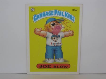 084a JOE Blow [Wanted: Barber] 1986 Topps Garbage Pail Kids Card
